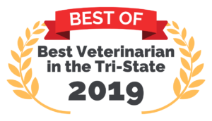 Best Veterinarian in the Tri-State 2019 logo